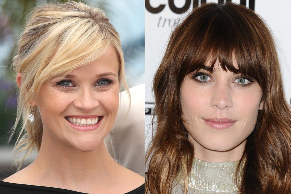 franja rosto redondo