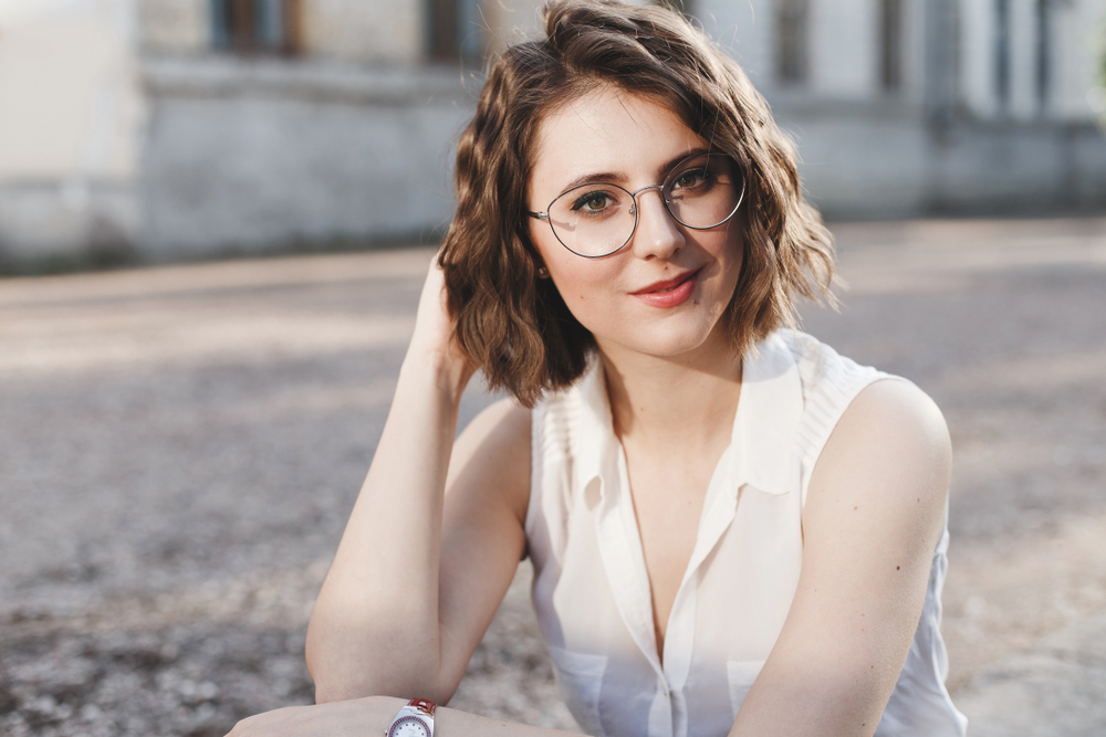 franja rosto redondo