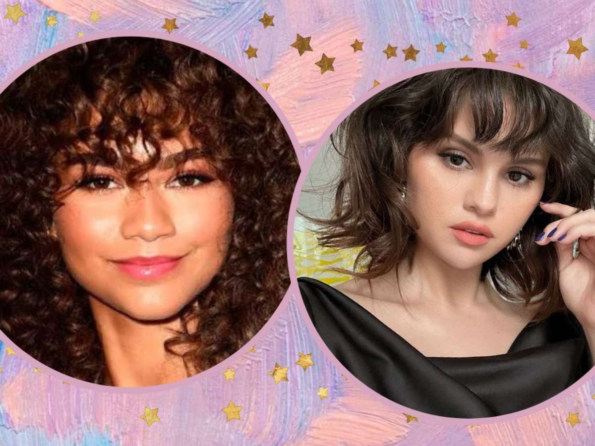 franja rosto redondo