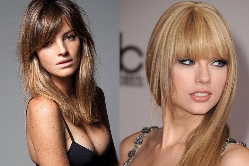 franja rosto redondo