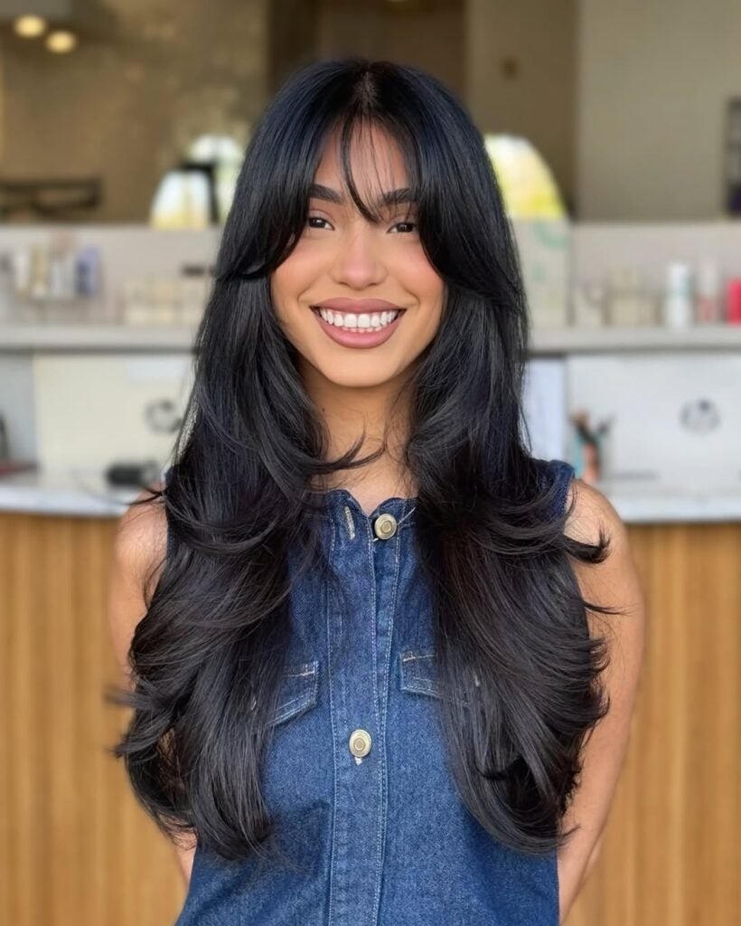 franjão cabelo liso curto