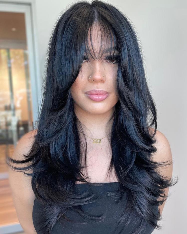 franjão cabelo liso repicado