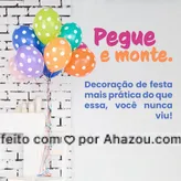 frases sobre decoração de festa