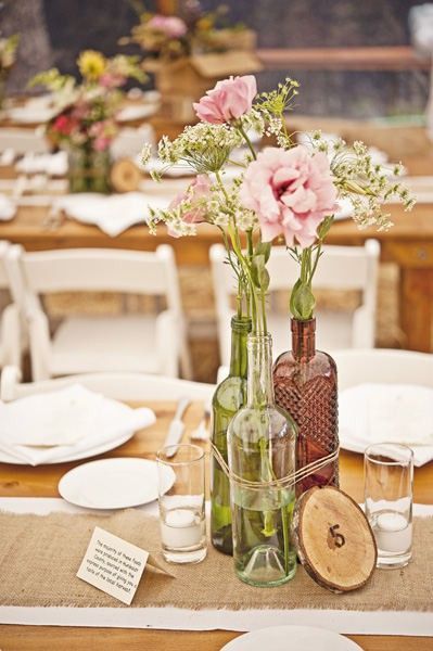 10 ideias criativas garrafinha decoração festa casamento