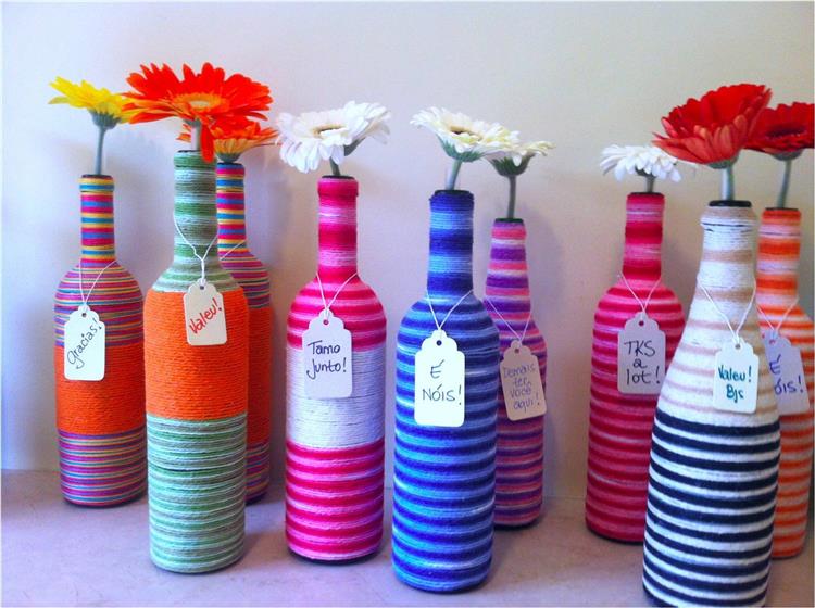 garrafinha decorada pronta ou fazer qual vale mais a pena