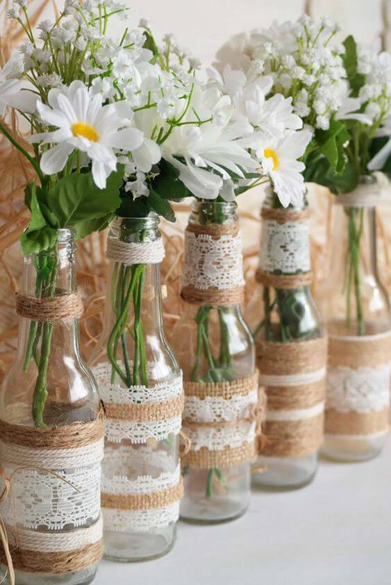 ideias criativas garrafas decoradas para casa