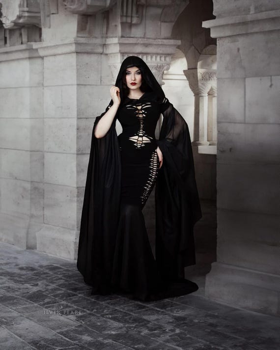 moda gótica feminina