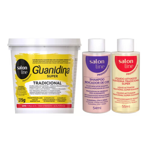 guanidina salon line estraga o cabelo