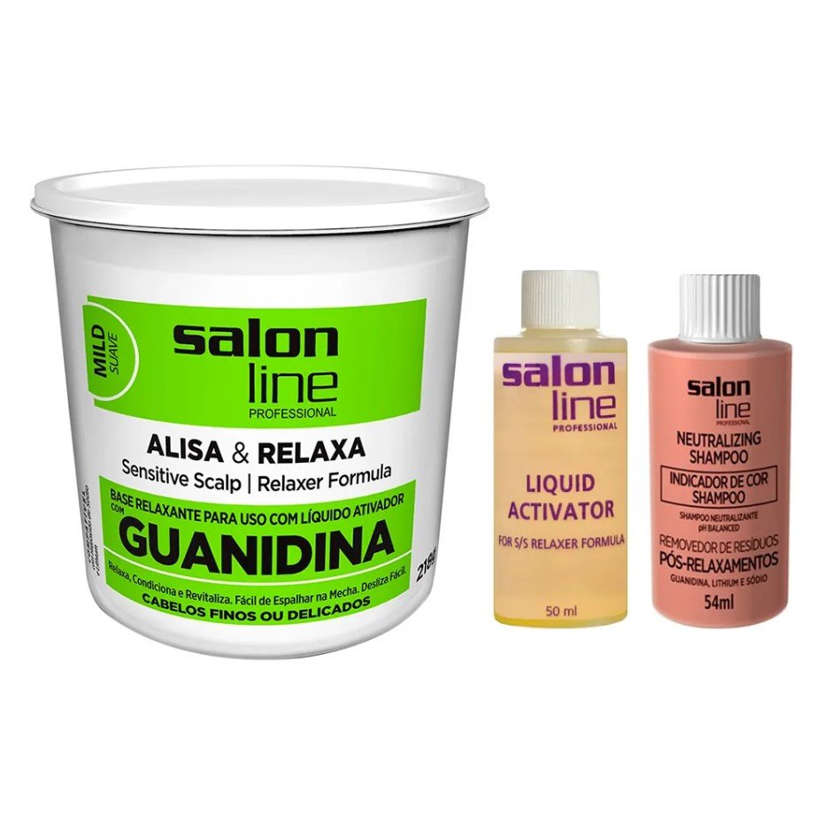 guanidina salon line estraga o cabelo