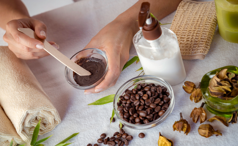 hidratação com café