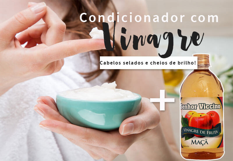 hidratação com vinagre