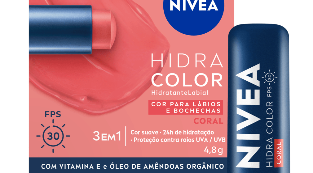 hidratante labial com cor