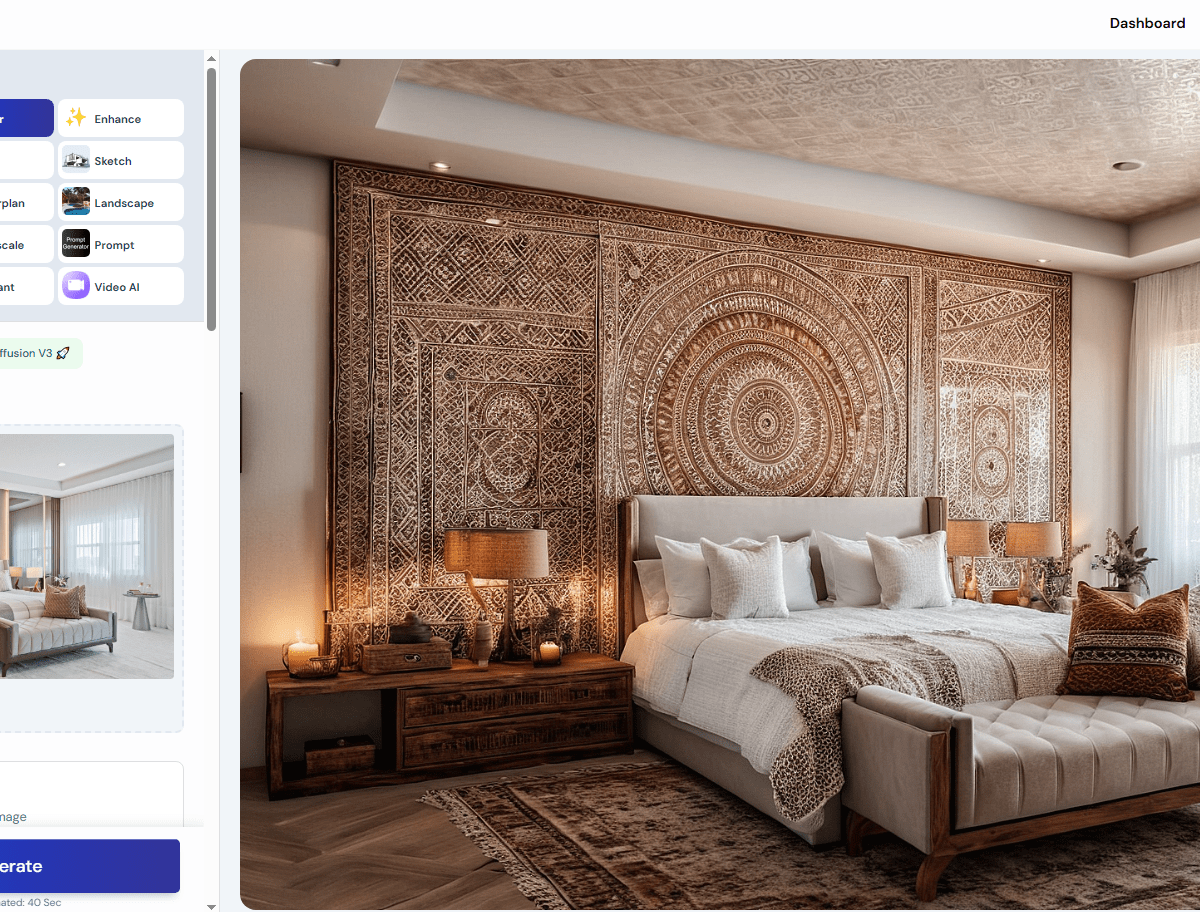 quanto custa usar inteligência artificial para decorar um quarto