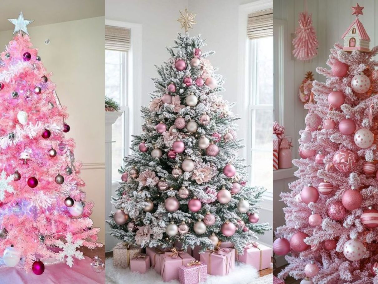 5 ideias criativas arvore natal rosa para 2025