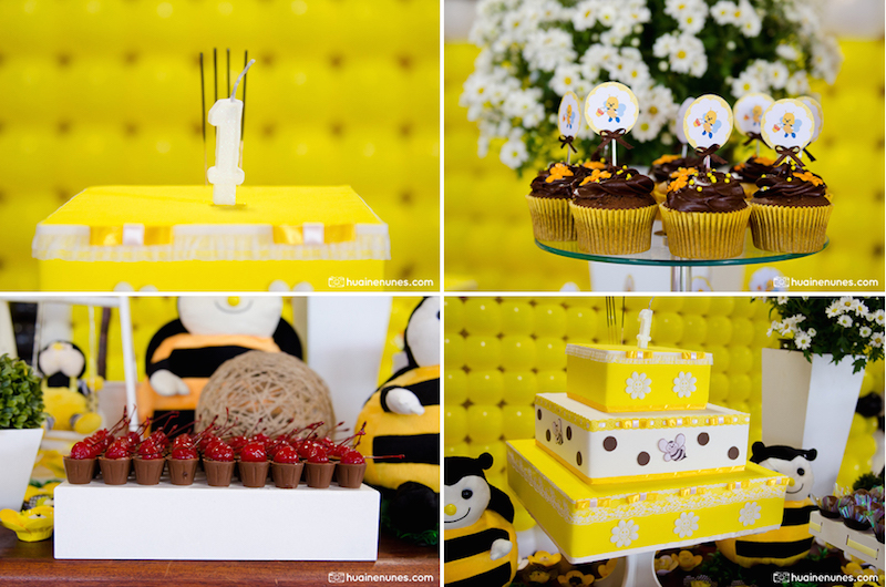 ideias criativas decoração abelhinha festa infantil