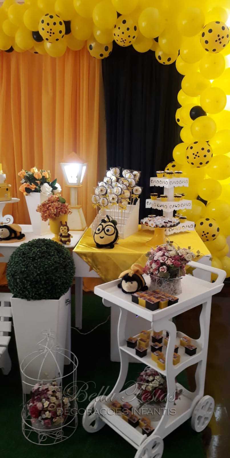 erros comuns decoração festa abelhinha