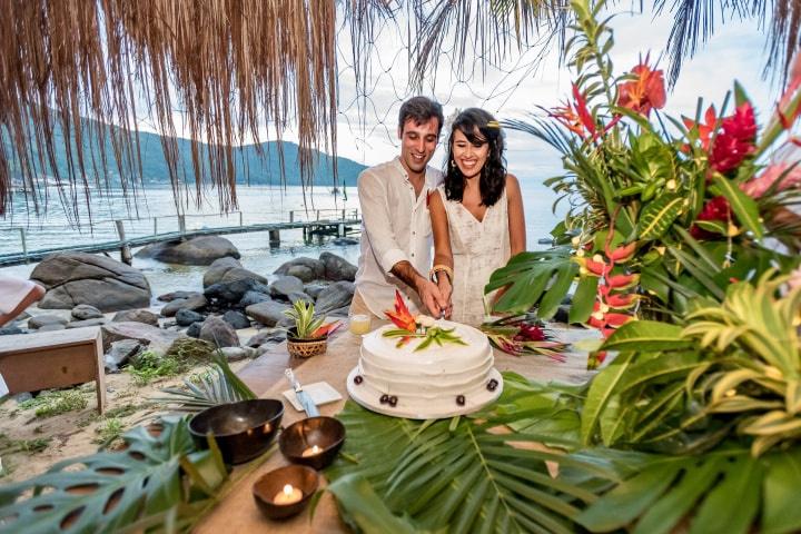 decoração casamento praia rústico versus boho