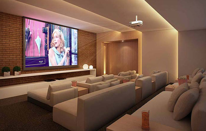 ideias criativas para montar cinema em casa