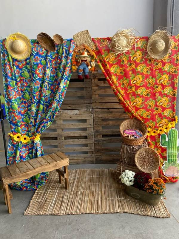 ideias criativas decoração com palha natural