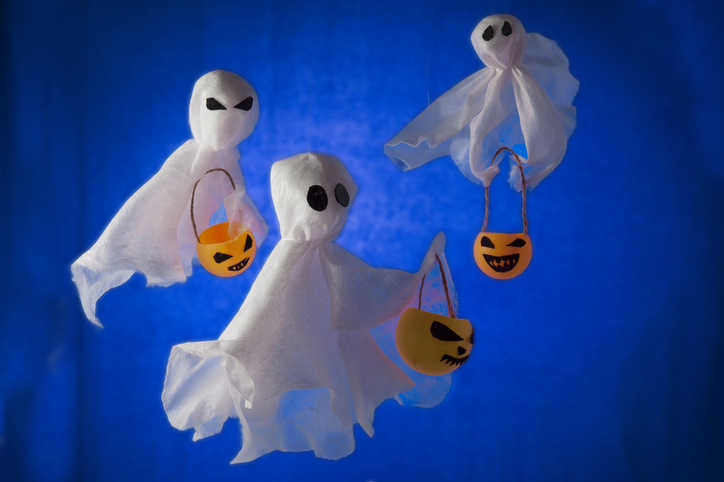 ideias criativas fantasmas halloween diy