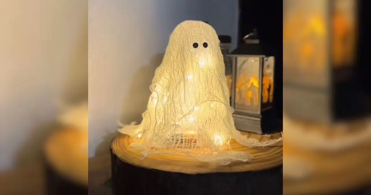 ideias criativas decoração fantasma halloween