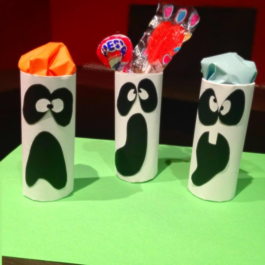 decoracao fantasma halloween economica passo a passo