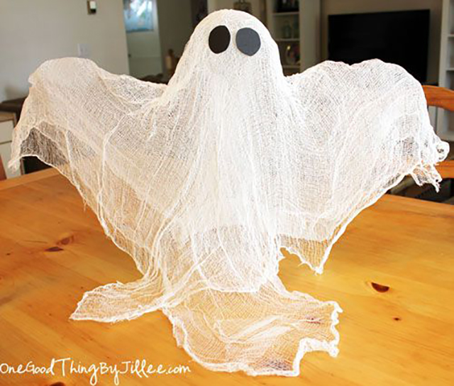 ideias criativas fantasmas halloween diy