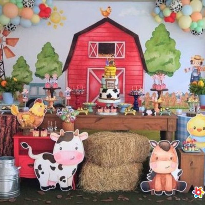 ideias criativas decoração fazendinha menino