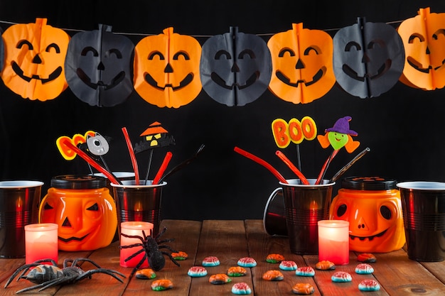 ideias criativas decoracao halloween escola infantil