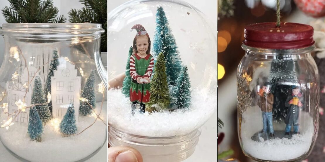 decoração natal vidro bolas barata como fazer