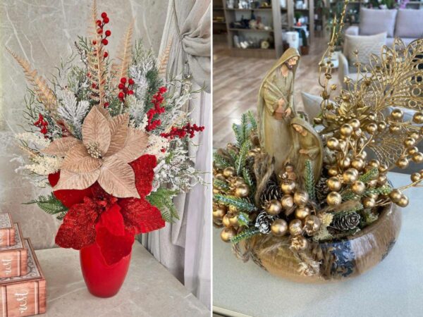 ideias criativas decoração natal vidro bolas