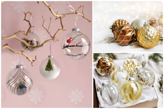 decoração natal vidro bolas vs acrílico qual melhor