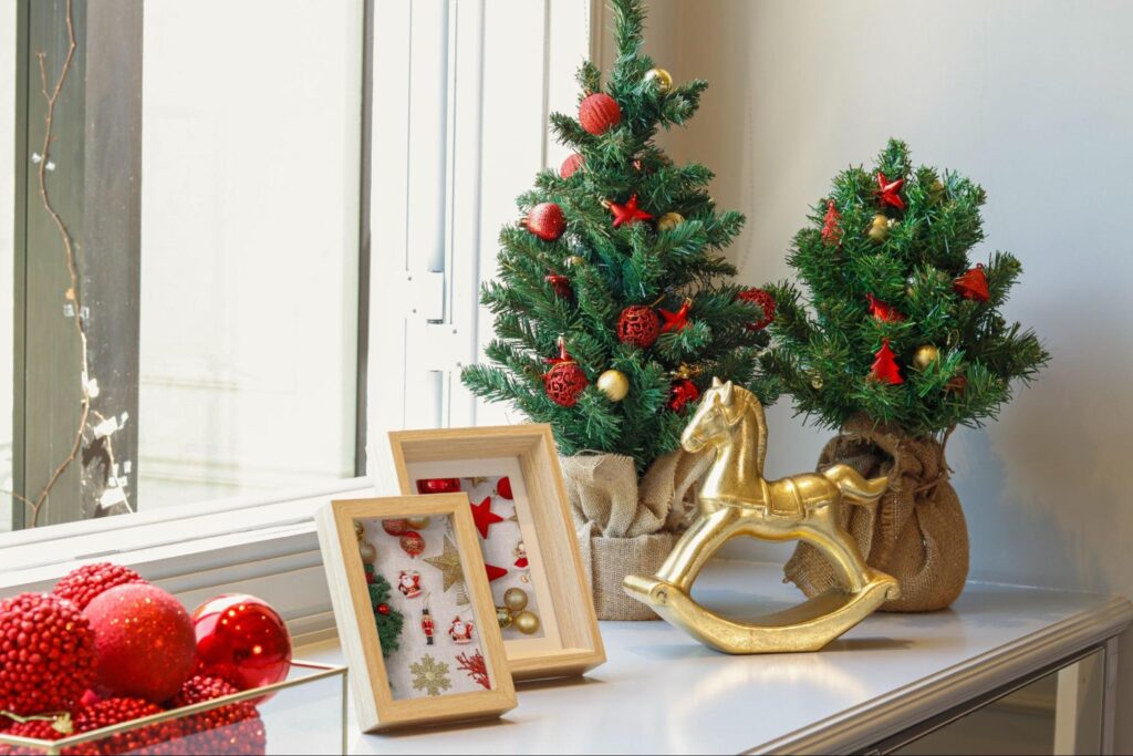 como fazer maxi laços para arvore de natal