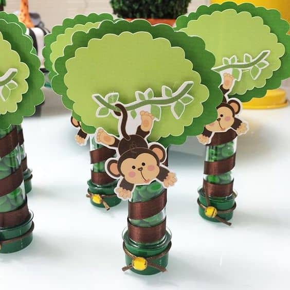 como fazer festa safari infantil barata em casa