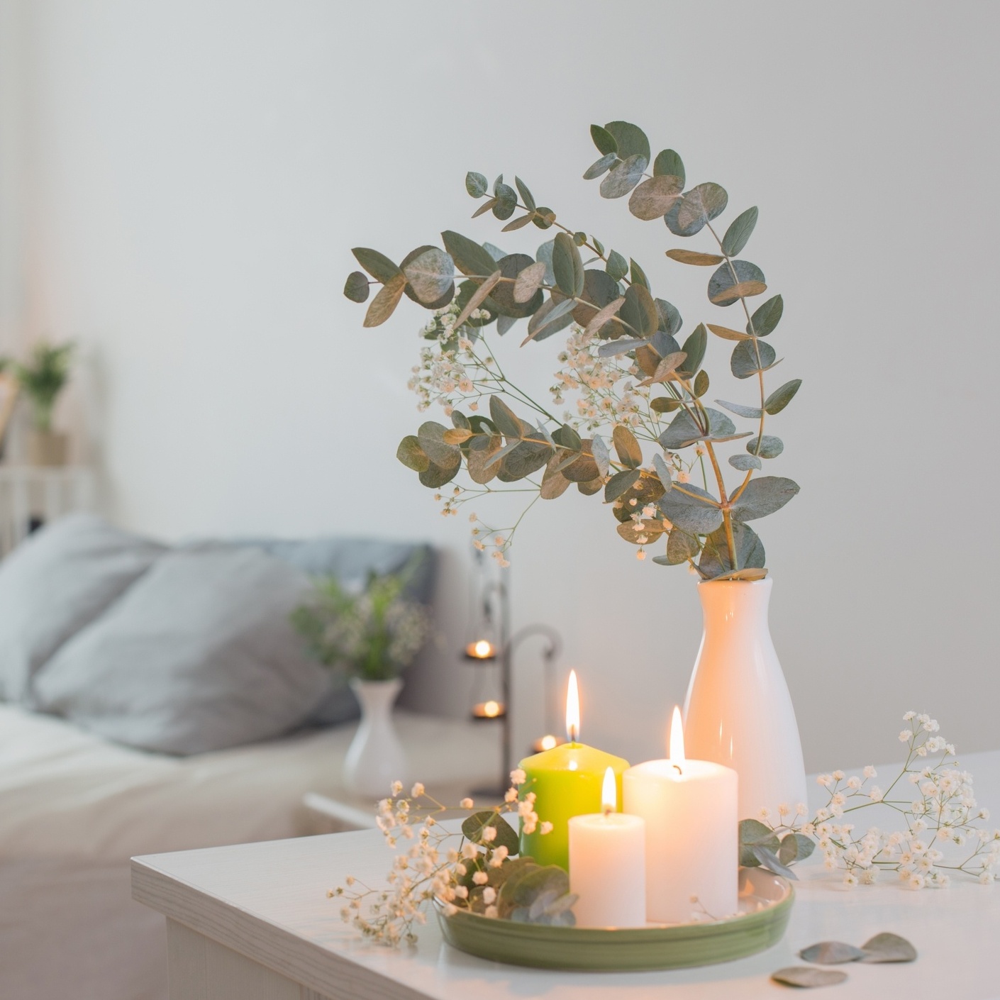 passo a passo painel de parede boho com eucalipto