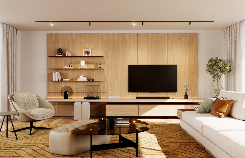 ideias criativas parede sala estar