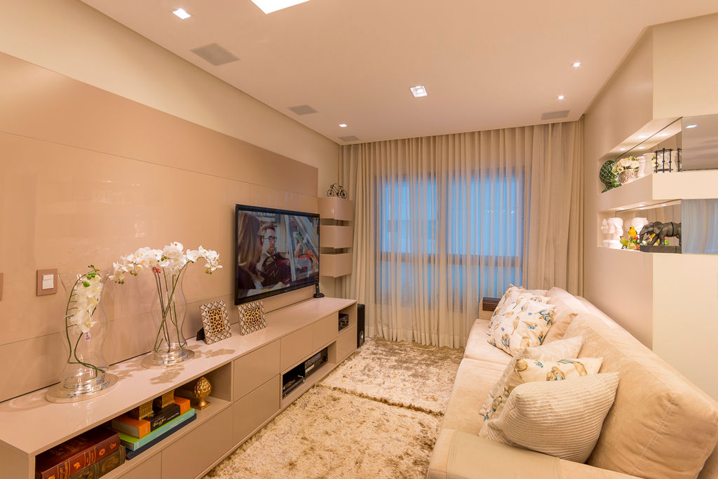 ideias criativas para decorar rack sala