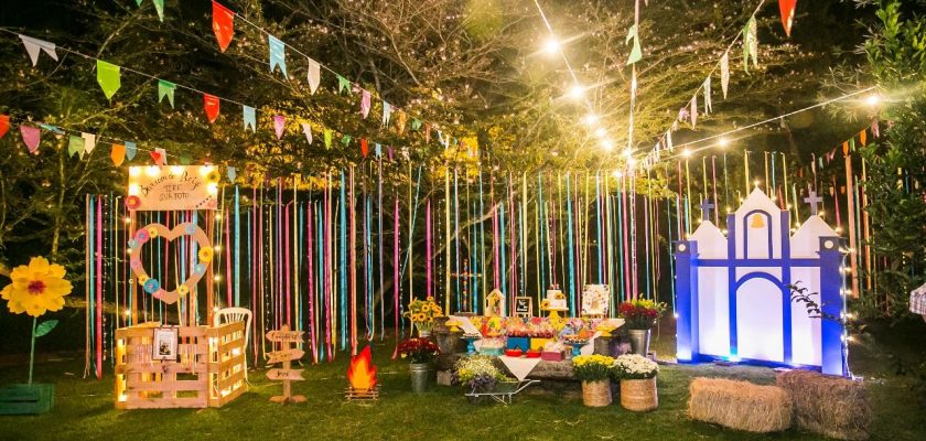 ideias criativas varal de lampadas decoração