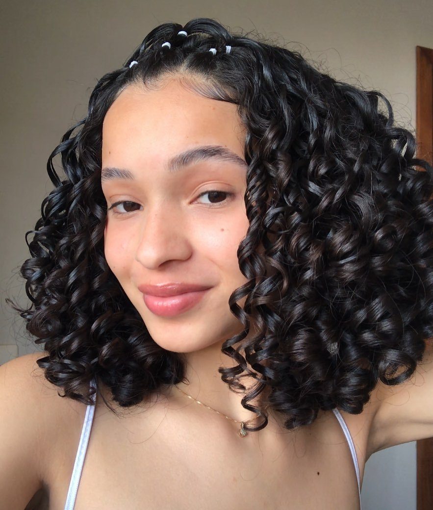 cabelo cacheado tipo 3