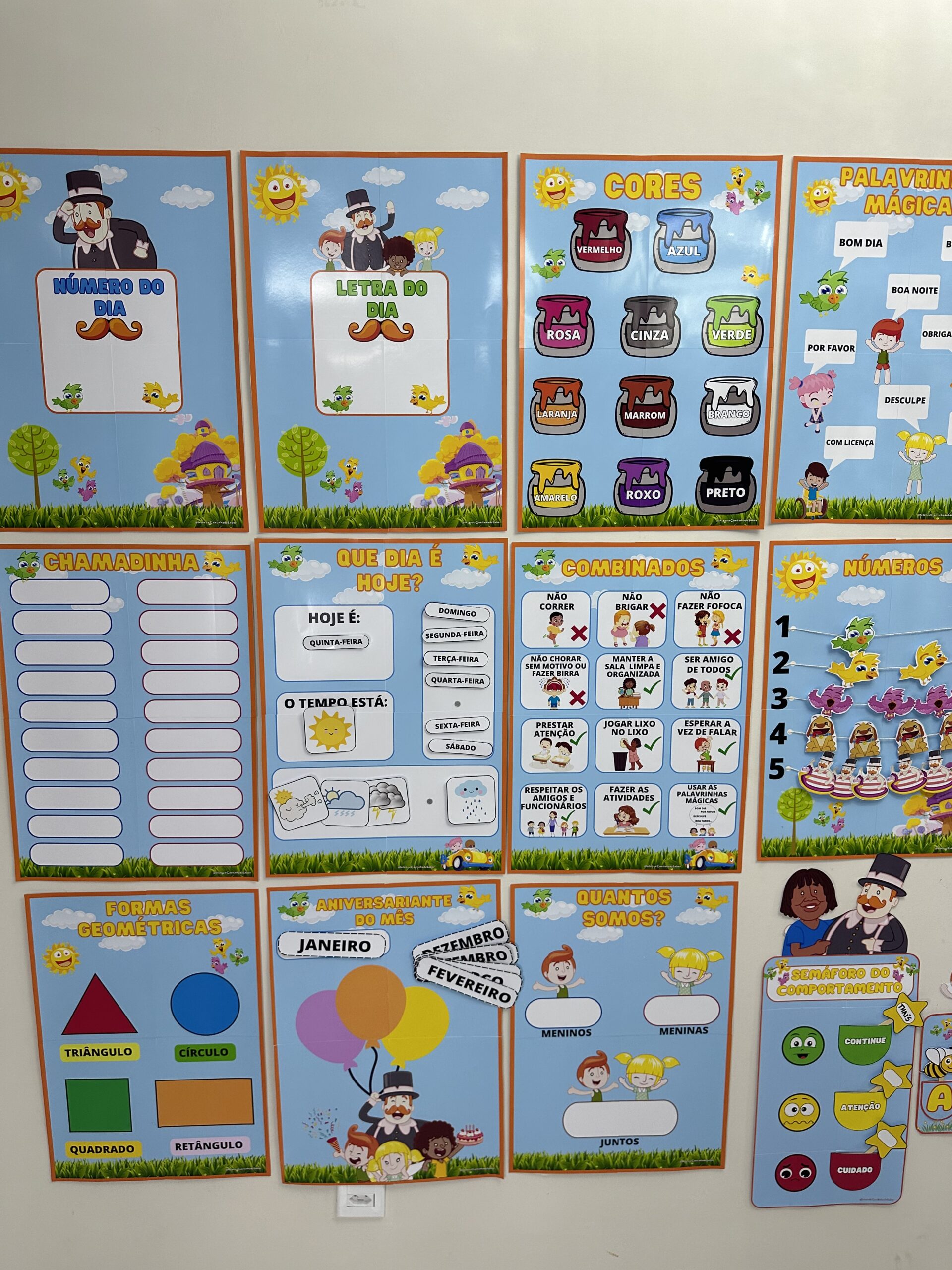 ideias de decoração de sala de aula infantil baratas e criativas