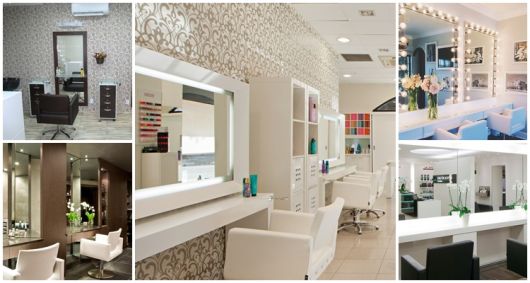 decoração de salão de beleza vs clínica de estética