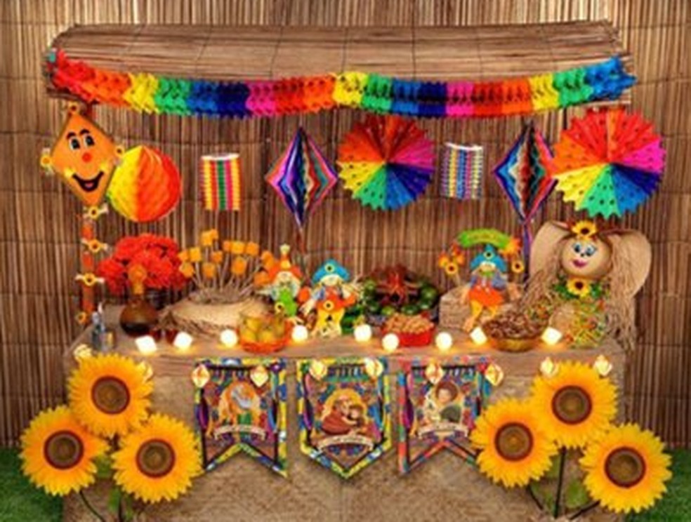 como fazer decoração de festa junina