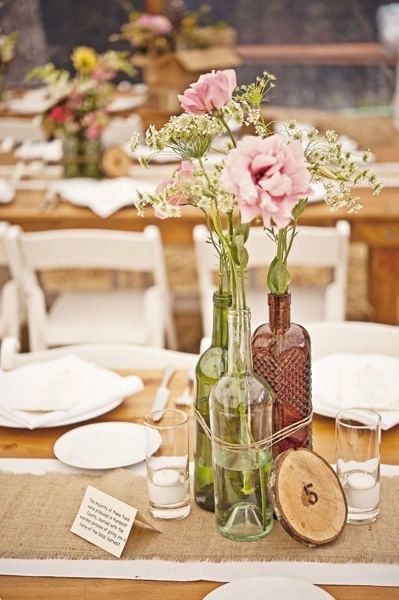 decoração de mesa de casamento