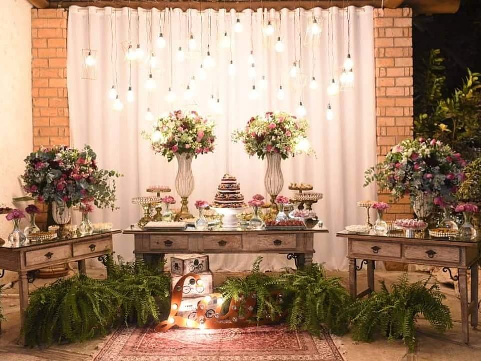 recepção de casamento decoração