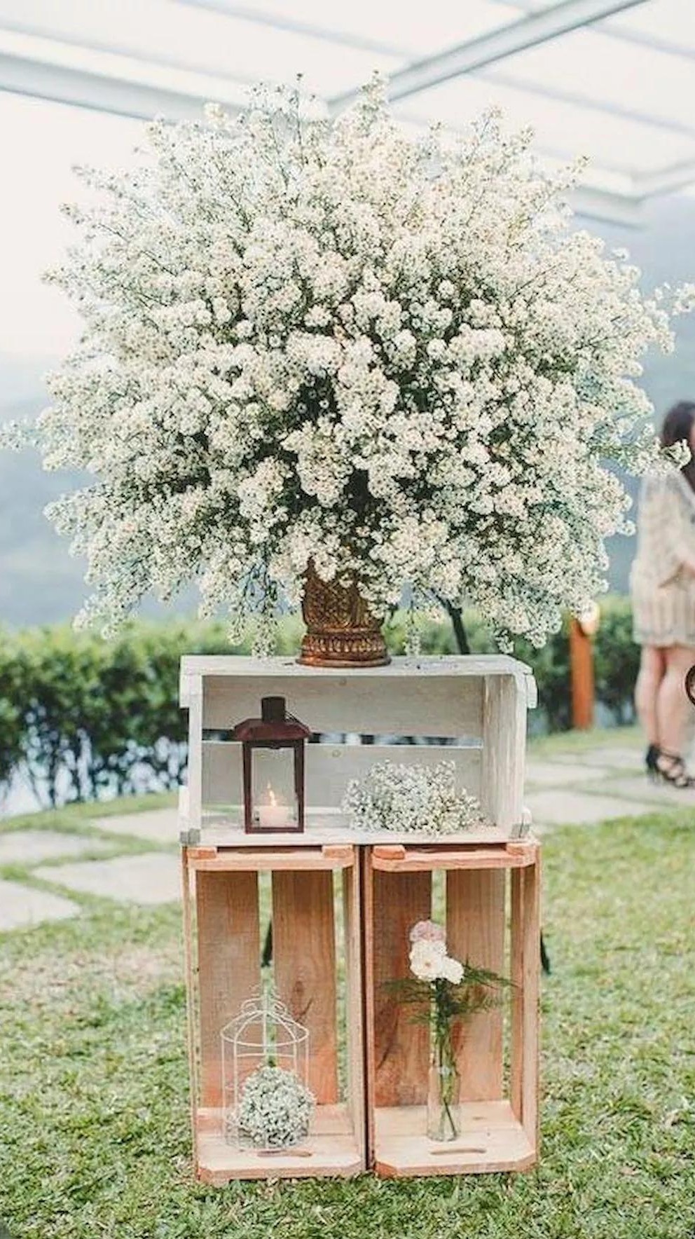 decoração de casamento ao ar livre