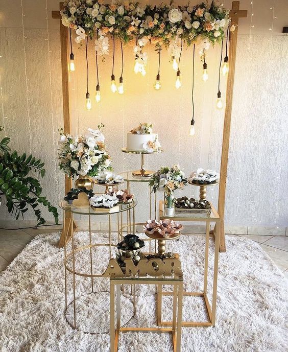 recepção de casamento decoração