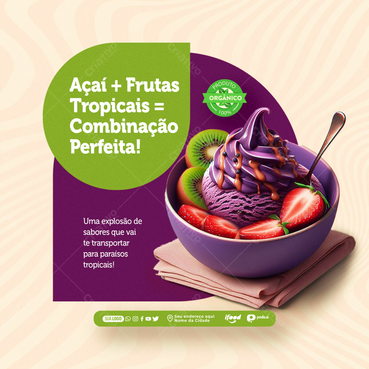 erros comuns na decoração de loja de açaí