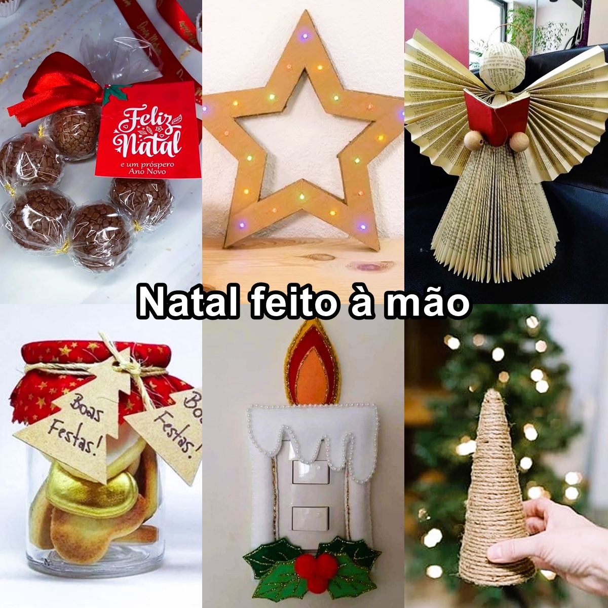 enfeites de natal artesanais