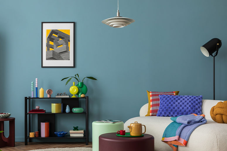 ideias de decoração de parede para sala pequena