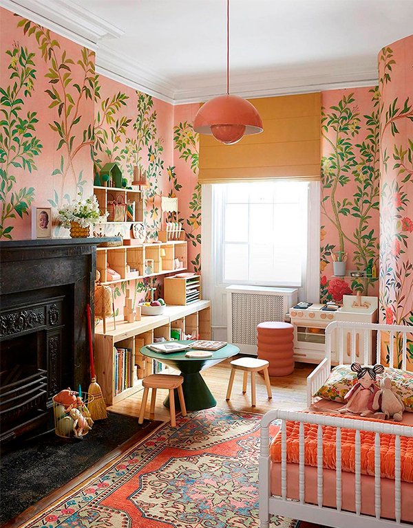 papel de parede vinílico vs. adesivo